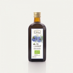 BIO Olej z czarnuszki 250 ml tłoczony na zimno nieoczyszczony