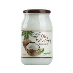 Olej kokosowy 900 ml tłoczony na zimno nieoczyszczony